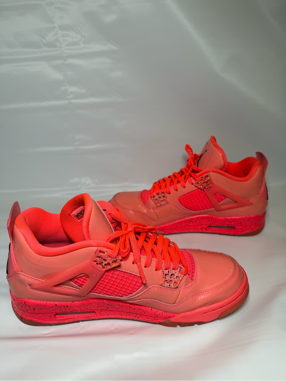Nike Air Jordan 4 Retro NRG Hot Punch Women's Size 10 - Picture 7 of 10